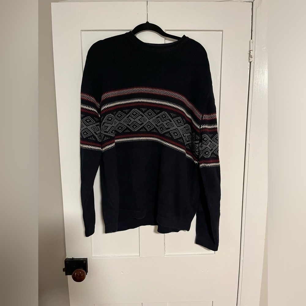 Vintage Eddie Bauer Sport Navy Blue Crew neck sweater XL